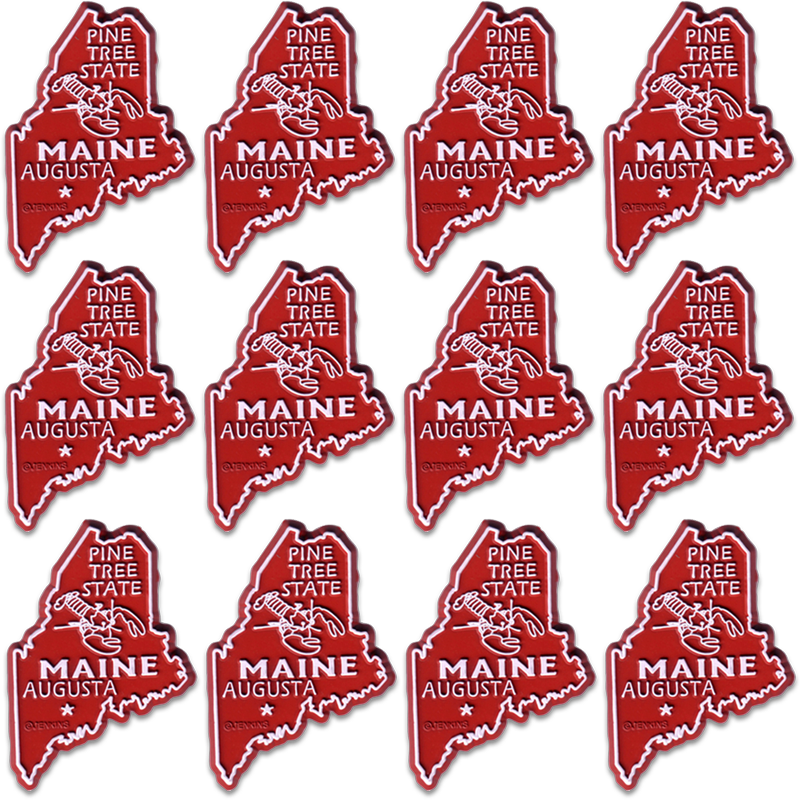 Maine Magnet 2D 2 color