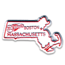 マサチューセッツ州 マグネット 2D 2色 / Massachusetts Magnet 2D 2 color