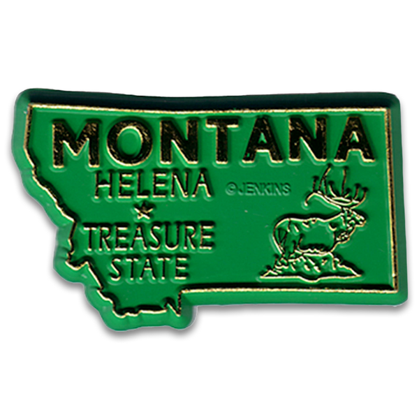 モンタナ州 マグネット 2D 2色 / Montana Magnet 2D 2 color