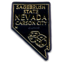 ネバダ州 マグネット 2D 2色 / Nevada Magnet 2D 2 color