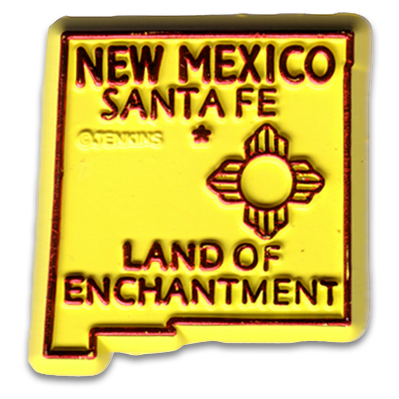 ニューメキシコ州 マグネット 2D 2色 / New Mexico Magnet 2D 2 color