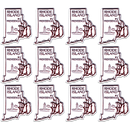 Rhode Island Magnet 2D 2 color