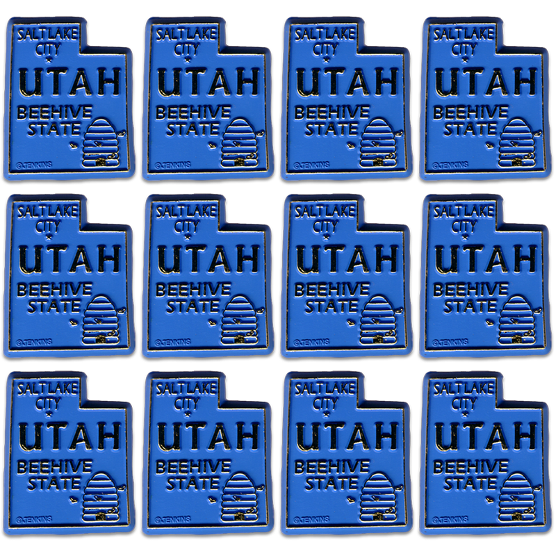 ユタ州 マグネット 2D 2色 / Utah Magnet 2D 2 color