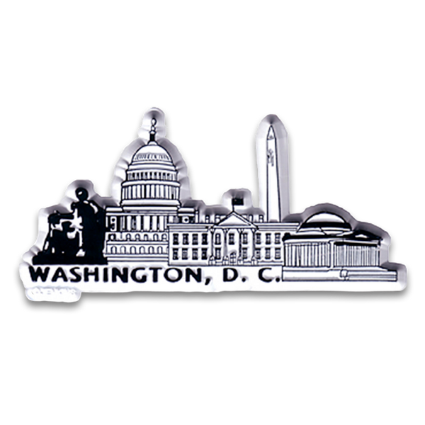 Washington, D.C. Magnet 2D 2 color