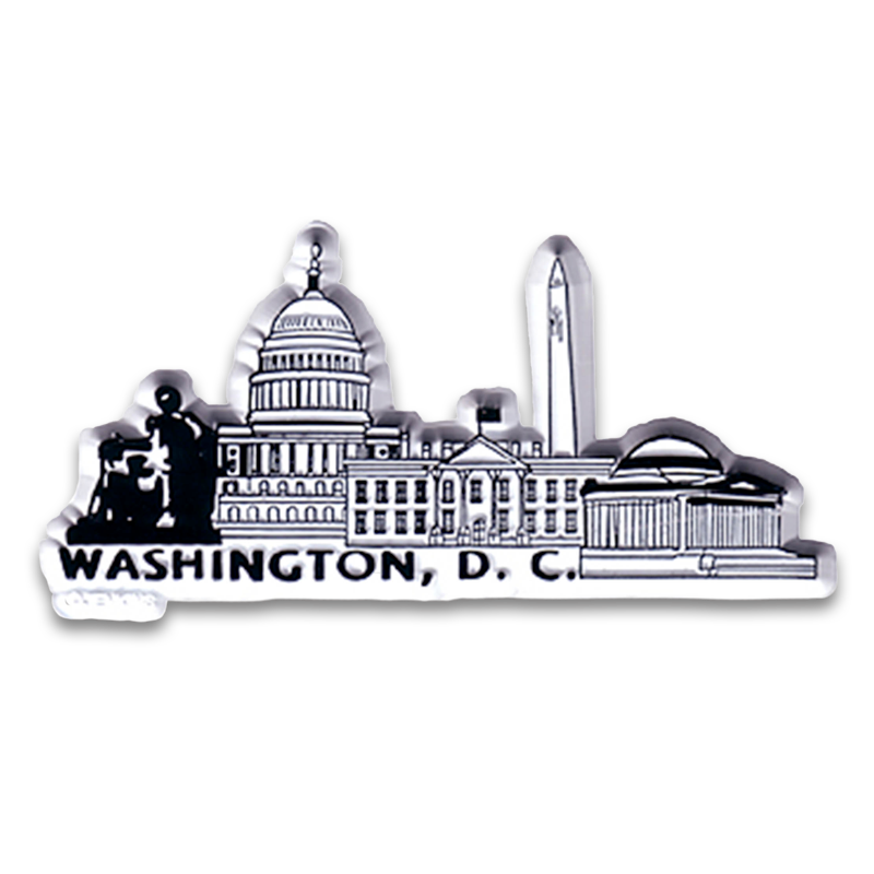 ワシントンD.C. マグネット 2D 2色 / Washington, D.C. Magnet 2D 2 color