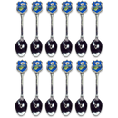 ウェストバージニア州 スプーン [地図と旗] / West Virginia Spoon Elements Shield