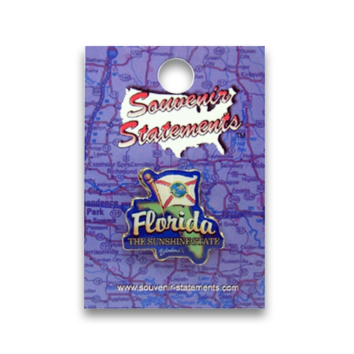 フロリダ州 ピンズ [州のアイコン] / Florida Lapel Pin Elements