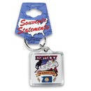 Kentucky Keychain Lucite State Map