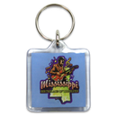 Mississippi Keychain Lucite Map & Flag