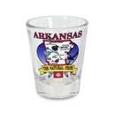 アーカンソー州 ショットグラス（1.5oz）[州の地図] / Arkansas Shot Glass State Map  (1.5oz)