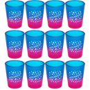 Arkansas Shot Glass Multi Color Stars (1.5oz)