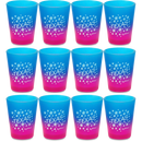 Texas Shot Glass Multi Color Stars (1.5oz)