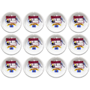 Oklahoma State Map Ceramic Ashtray