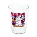 ミシシッピ州 ショットグラス（1.5oz）[州の地図] / Mississippi Shot Glass State Map  (1.5oz)