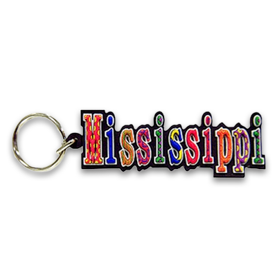 ミシシッピ州 キーホルダー [フェスティバル] / Mississippi Keychain PVC Festive