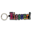 Missouri Keychain PVC Festive