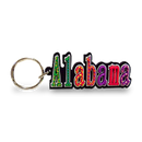 Alabama Keychain PVC Festive