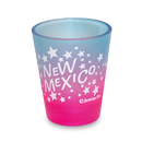 New Mexico Shot Glass Multi Color Stars (1.5oz)