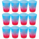 Nebraska Shot Glass Multi Color Stars (1.5oz)