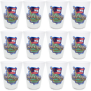Georgia Shot Glass Map & Flag  (1.5oz)