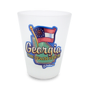 Georgia Shot Glass Map & Flag  (1.5oz)