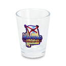 アラバマ州 ショットグラス（1.5oz）[地図＆旗] / Alabama Shot Glass Map & Flag  (1.5oz)