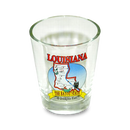 Louisiana Shot Glass State Map  (1.5oz)