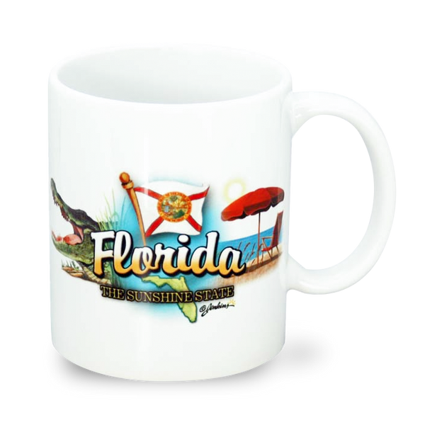フロリダ州 マグカップ（11oz/325ml）[州のアイコン] / Florida Mug Elements (11oz)