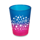 フロリダ州 ショットグラス（1.5oz）[スター] / Florida Shot Glass Multi Color Stars (1.5oz)