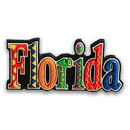 Florida Magnet PVC Festive