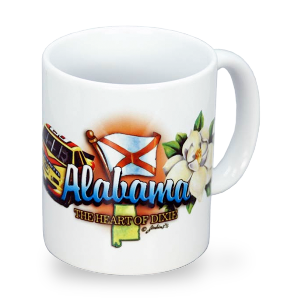 アラバマ州 マグカップ（11oz/325ml）[州のアイコン] / Alabama Mug Elements (11oz)