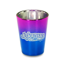 アーカンソー州 ショットグラス（1.5oz）[メタリックバブル] / Arkansas Shot Glass Electro Bubble (1.5oz)
