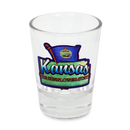 Kansas Shot Glass Map & Flag  (1.5oz)