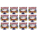 Kansas Magnet 2D State Map