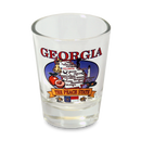 Georgia Shot Glass State Map  (1.5oz)