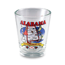 アラバマ州 ショットグラス（1.5oz）[州の地図] / Alabama Shot Glass State Map  (1.5oz)