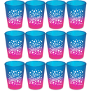 North Carolina Shot Glass Multi Color Stars (1.5oz)