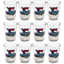 ノースカロライナ州 ショットグラス（1.5oz）[地図＆旗] / North Carolina Shot Glass Frosted Map & Flag  (1.5oz)