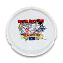 South Carolina State Map Ceramic Ashtray