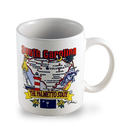 サウスカロライナ州 マグカップ（11oz/325ml）[州の地図] / South Carolina Mug State Map (11oz)