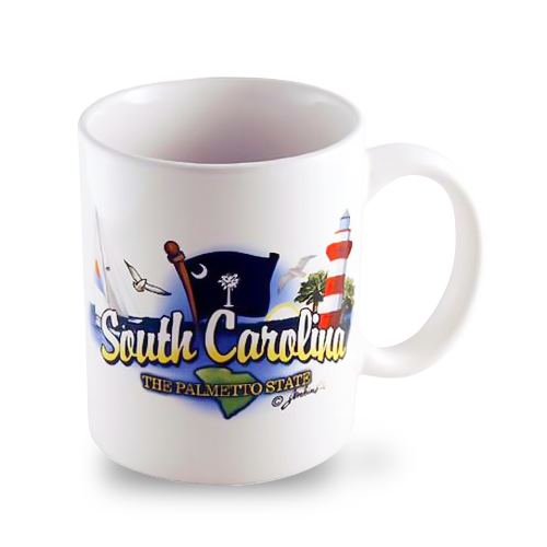 サウスカロライナ州 マグカップ（11oz/325ml）[州のアイコン] / South Carolina Mug Elements (11oz)