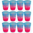 サウスカロライナ州 ショットグラス（1.5oz）[スター] / South Carolina Shot Glass Multi Color Stars (1.5oz)