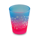 サウスカロライナ州 ショットグラス（1.5oz）[スター] / South Carolina Shot Glass Multi Color Stars (1.5oz)