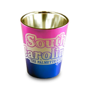 サウスカロライナ州 ショットグラス（1.5oz）[メタリックバブル] / South Carolina Shot Glass Electro Bubble (1.5oz)