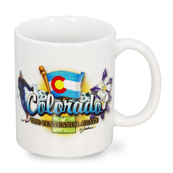 コロラド州 マグカップ（11oz/325ml）[州のアイコン] / Colorado Mug Elements (11oz)