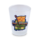 New Mexico Shot Glass Map & Flag  (1.5oz)