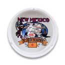 New Mexico State Map Ceramic Ashtray