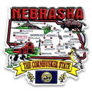 Nebraska Magnet 2D State Map