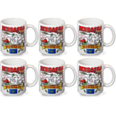 ネブラスカ州 マグカップ（11oz/325ml）[州の地図] / Nebraska Mug State Map (11oz)