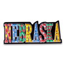 Nebraska Magnet PVC Festive